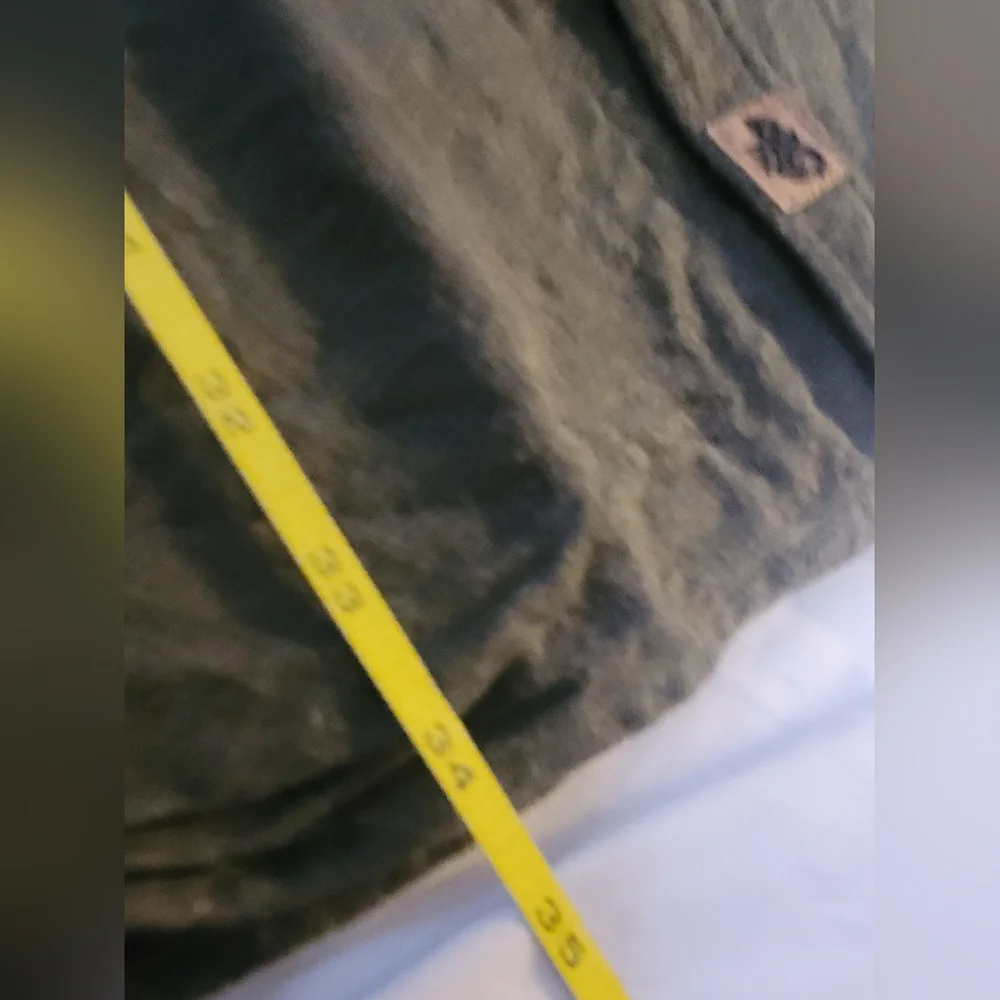 Legendary‎ Whitetails Flannel Button Down Overshirt Size XLT Green - Picture 11 of 12